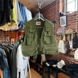 Woolrich Olive Green Outdoor Vest